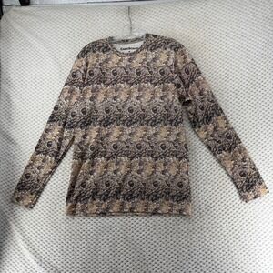 CamoScales Camouflage‎ Long Sleeve T-Shirt Mens Medium Hunting Casual